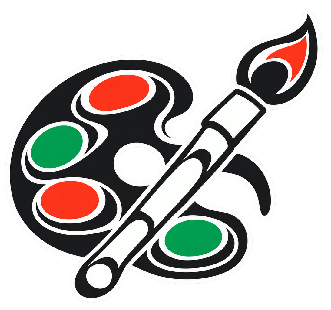 Bold palette and brush icon-1